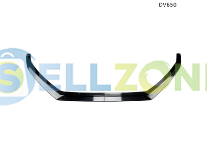 Μαύρο σπόιλερ μπροστινού προφυλακτήρα VW POLO 5 (2010-2017) - DV650